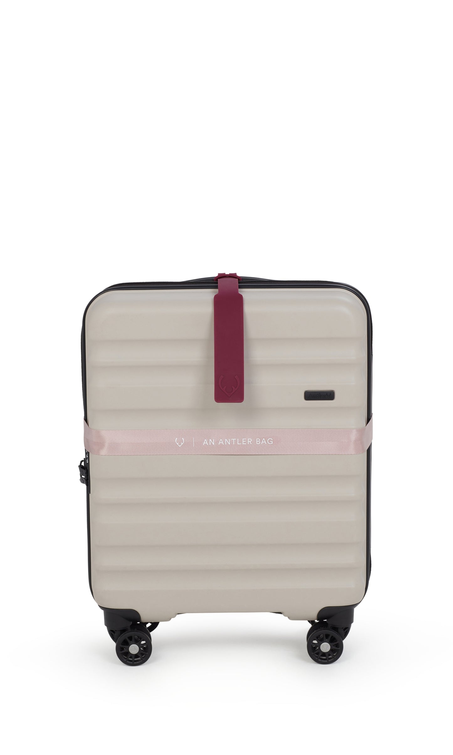 Luggage strap in moorland pink