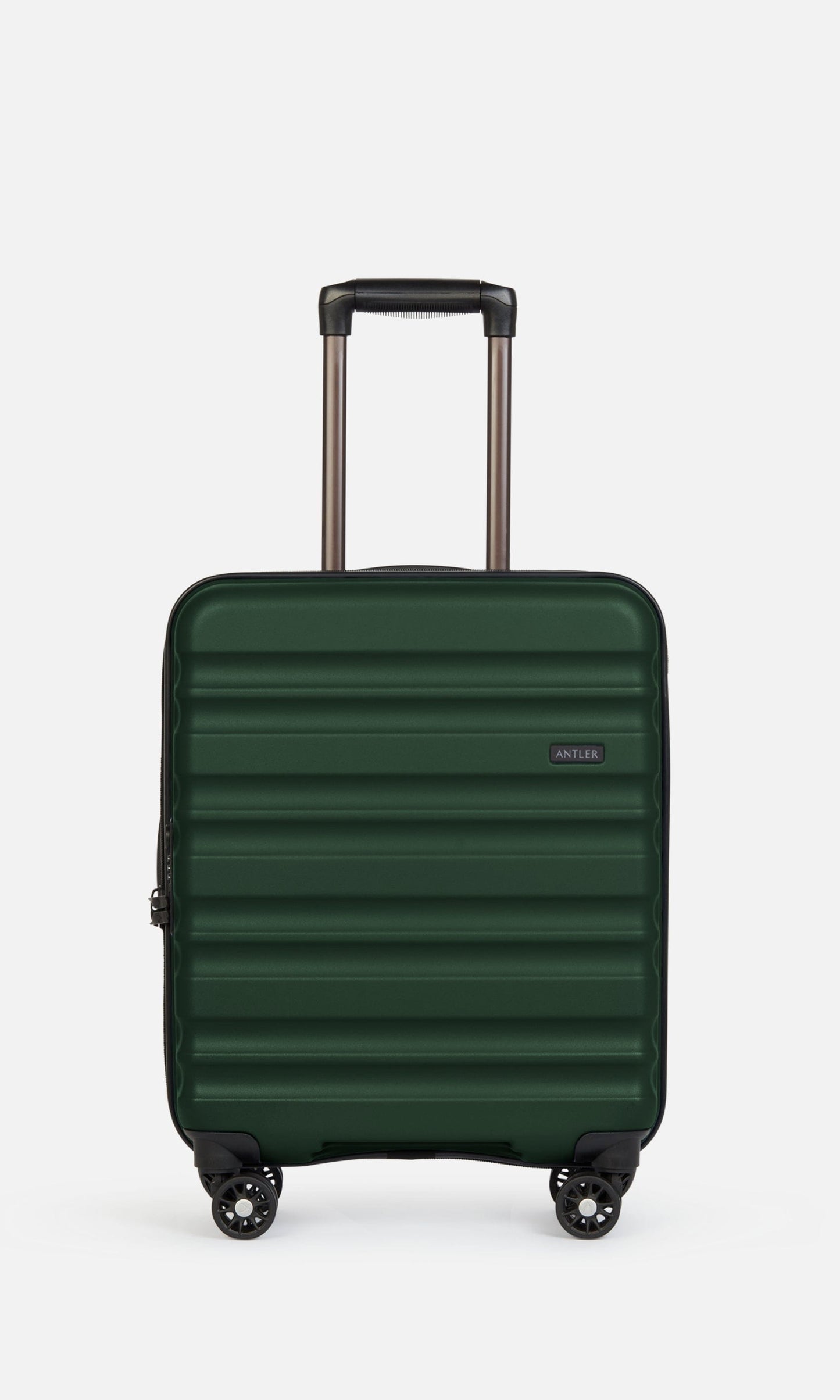 Antler Luggage -  Clifton cabin in woodland green - Hard Suitcases Clifton Cabin Suitcase 55x40x20cm Green | Hard Suitcase | Antler UK