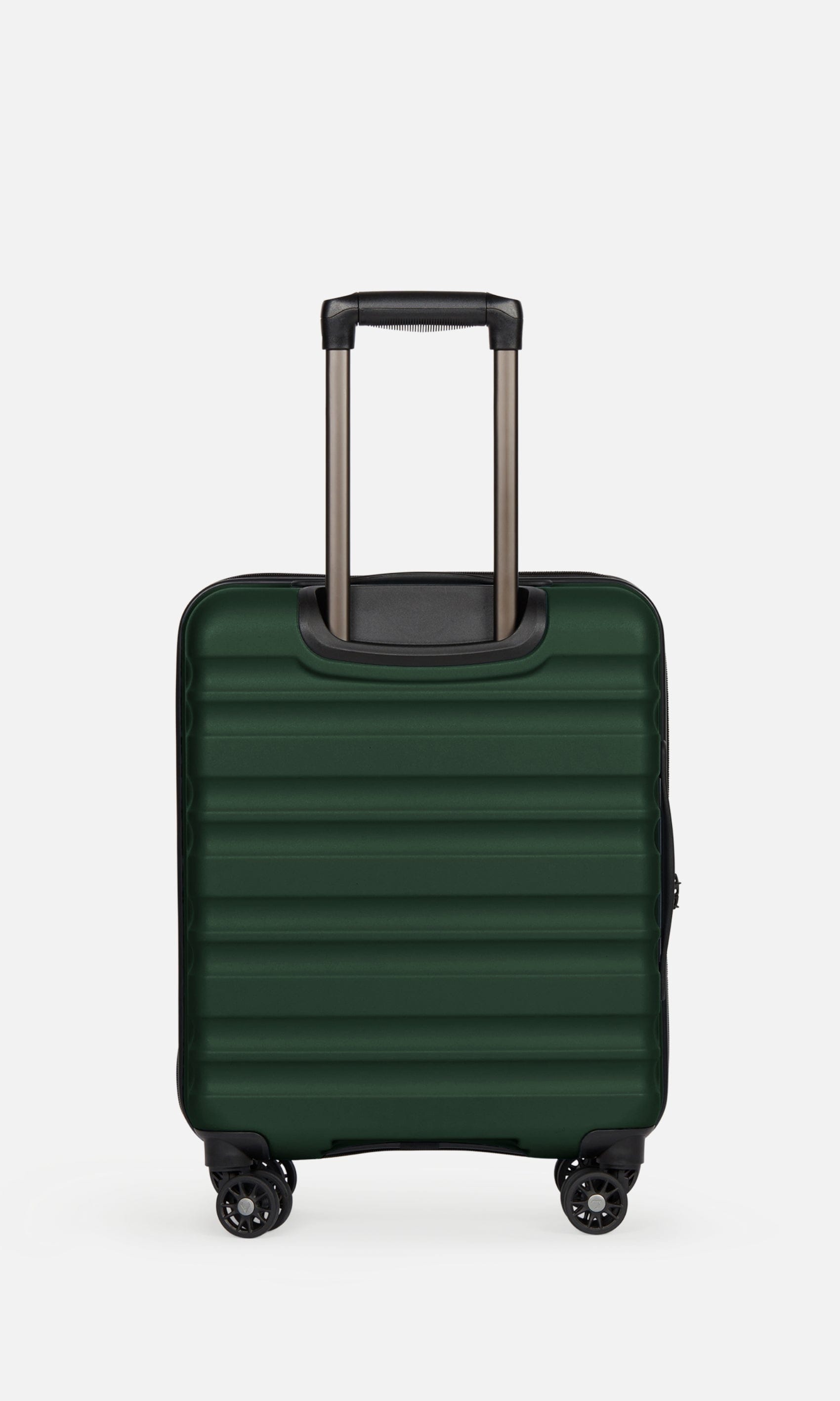 Antler Luggage -  Clifton cabin in woodland green - Hard Suitcases Clifton Cabin Suitcase 55x40x20cm Green | Hard Suitcase | Antler UK