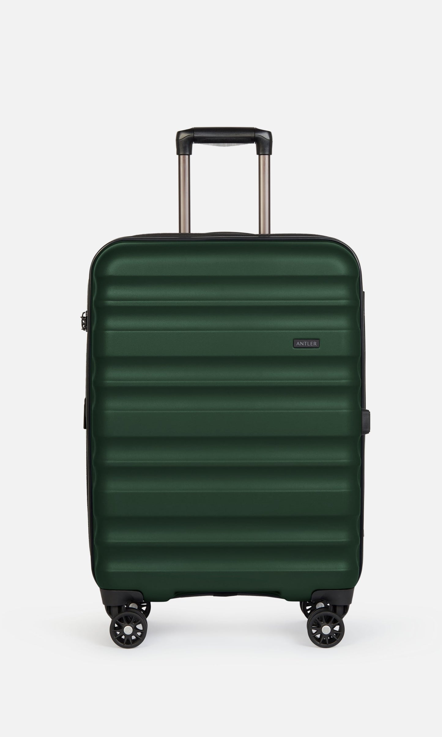Antler Luggage -  Clifton medium in woodland green - Hard Suitcases Clifton Medium Suitcase Green | Hard Suitcase | Antler UK