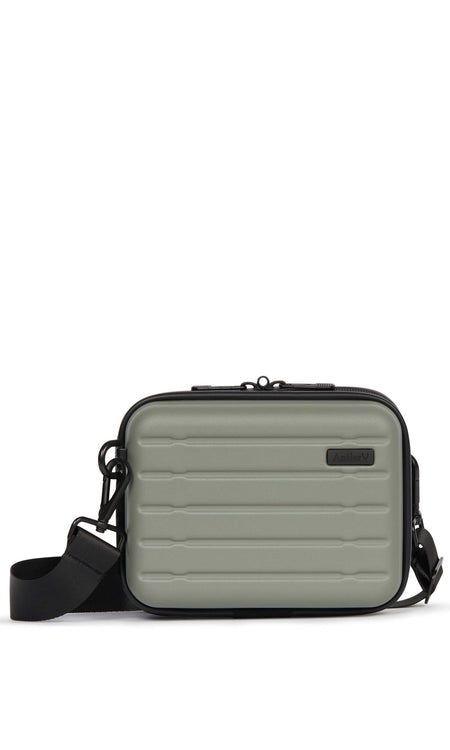 Antler Luggage -  Stamford Cross Body in khaki - Hard Suitcases Stamford Crossbody Khaki | Travel Accessories | Antler EU