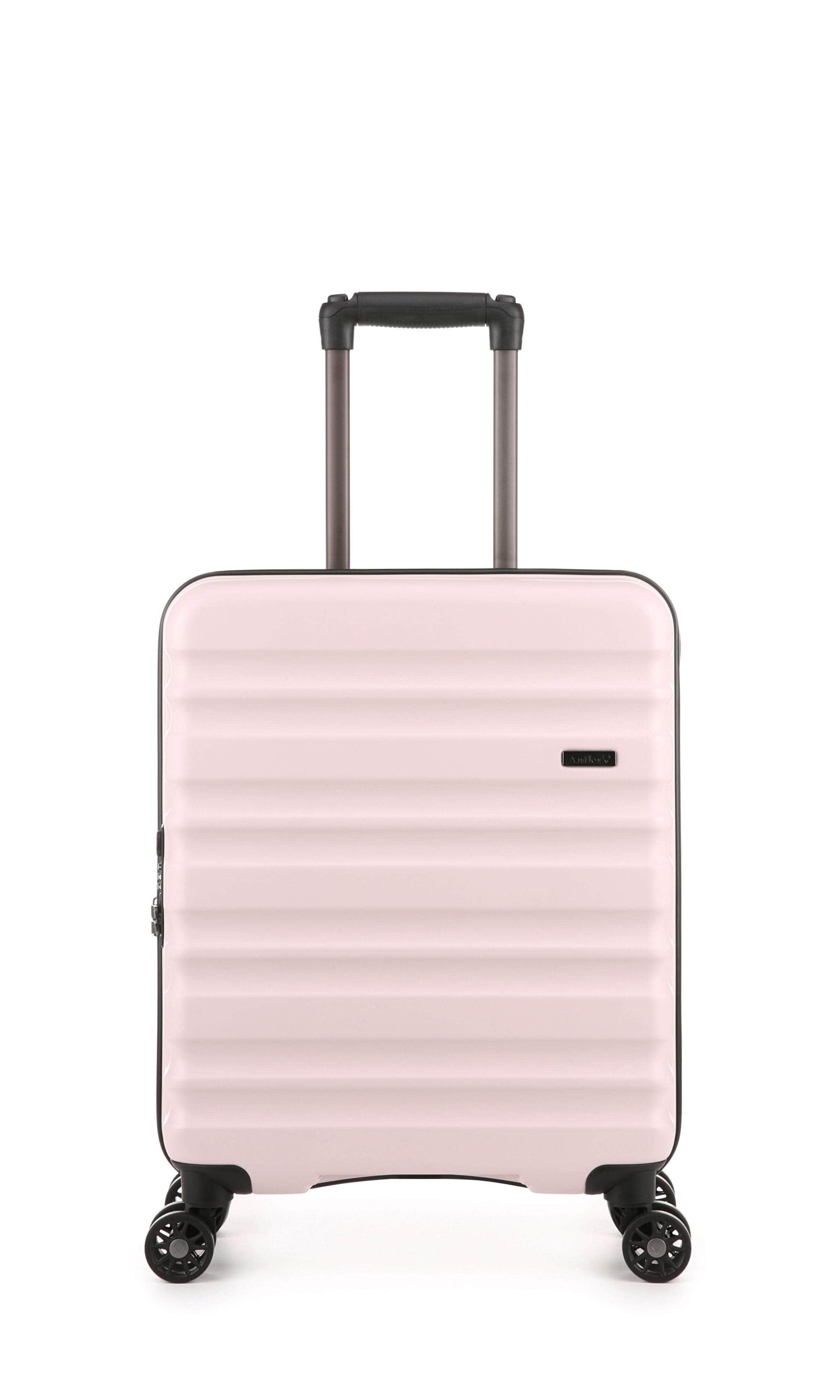 Antler Luggage -  Clifton cabin in blush - Hard Suitcases Clifton 55x40x20cm Cabin Suitcase Blush | Hard Suitcase | Antler UK