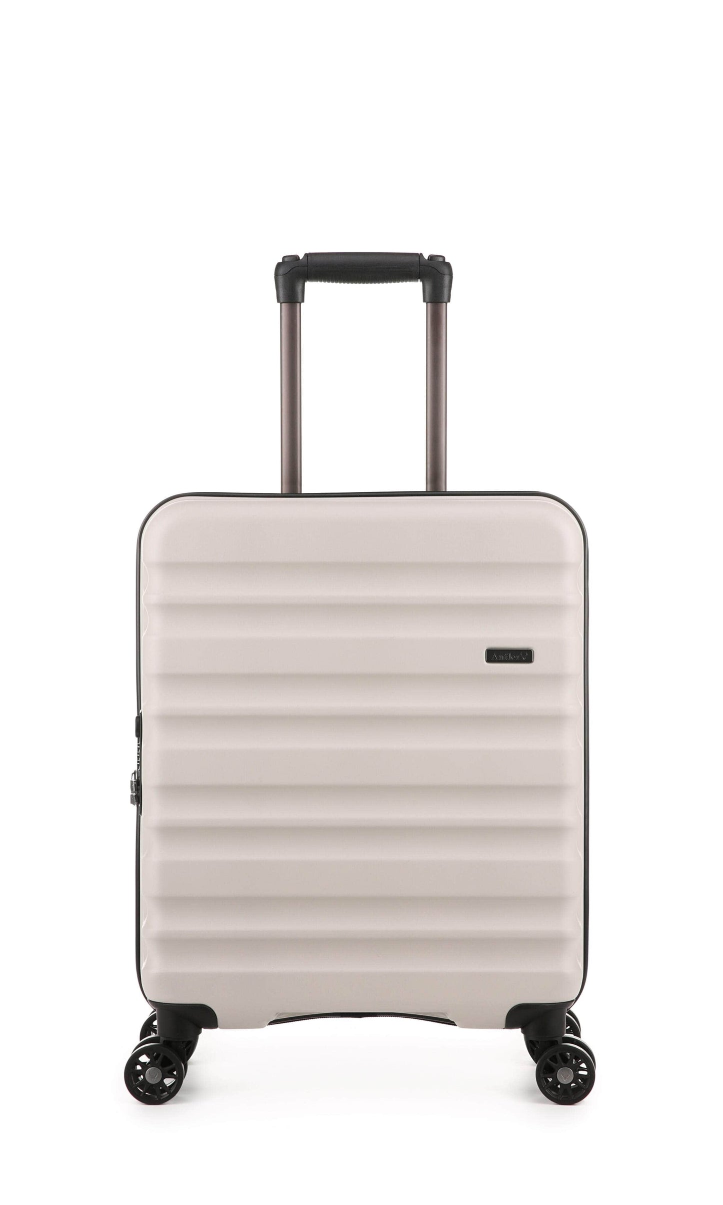 Antler Luggage -  Clifton cabin in taupe - Hard Suitcases Clifton 55x40x20cm Cabin Suitcase Taupe | Hard Suitcase | Antler UK