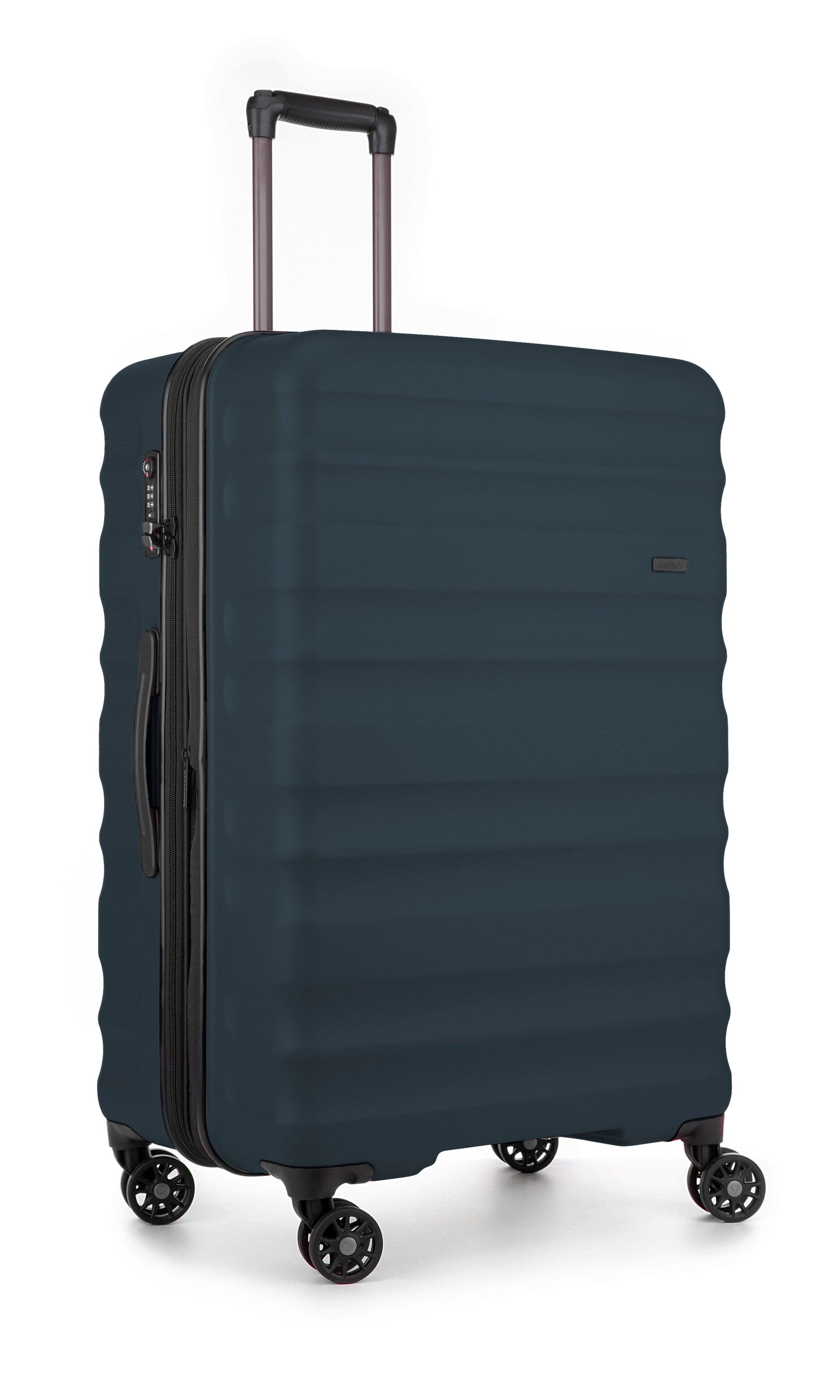 Antler Luggage -  Clifton large in navy - Hard Suitcases Clifton Large Suitcase Navy | Hard Suitcase | Antler UK