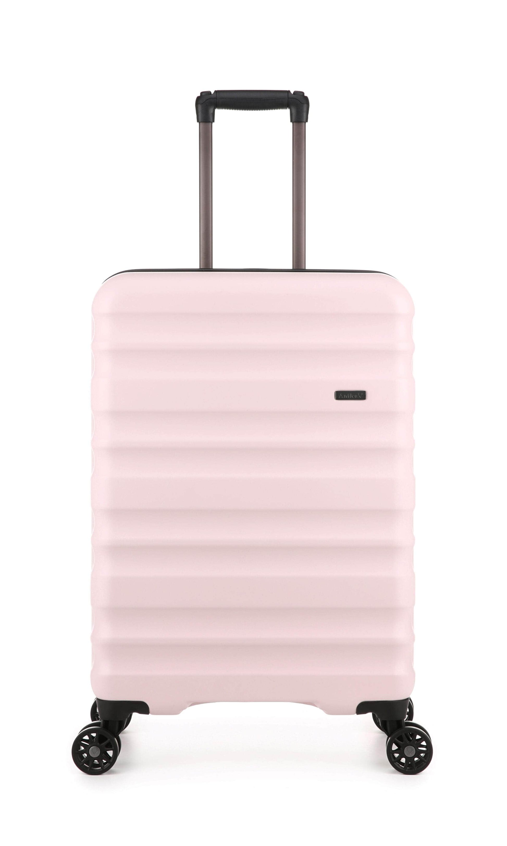 Antler Luggage -  Clifton set in blush - Hard Suitcases Clifton Set of 3 Suitcases Blush | Hard Suitcase | Antler UK